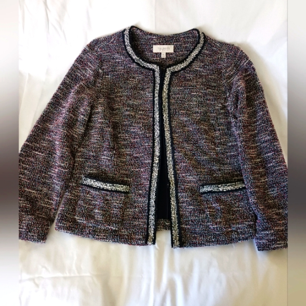 Talbots Boucle Style Jacket - Picture 3 of 6